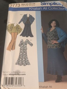 Simplicity Plus Size 26w-32w Women's Sewing Pattern Top Skirt Pants Jacket. New
